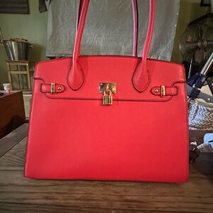 Elegant Red Handbag